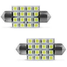 Lampada Torpedo 16 Leds Branca 41mm 12V