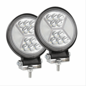 Farol de milha 21W 25 Leds Redonda com seta