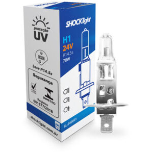Lâmpadas Halógena Standart Shocklight H1 24V 70W