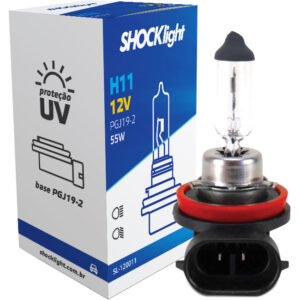 Lâmpadas Halógena Standart Shocklight H11 12V 55W