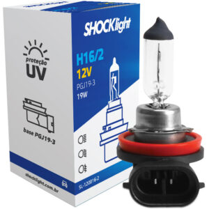 Lâmpadas Halógena Standart Shocklight H16/2 12V 24W