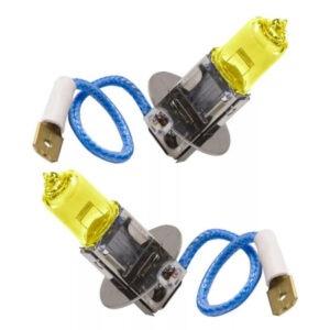 Par Lampada Gold Vision H3 55w 3000k Amarelo Ouro