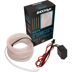 Fita Led Neon Interna Painel Veiculo Branca 1 Metro Shocklight