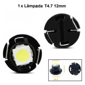 Lampada T4.7 12MM Branca Par