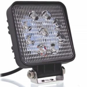 Farol de milha 27w 9 Leds Quadrada