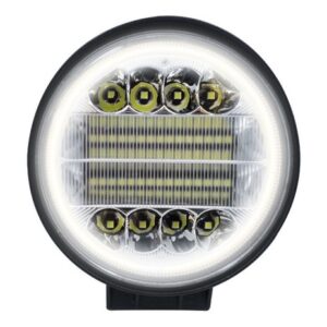 Farol de milha 114W 38 Leds Redonda com Angels