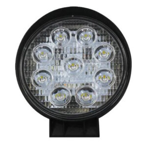 Farol de milha 27w 9 Leds Redonda com 7cm