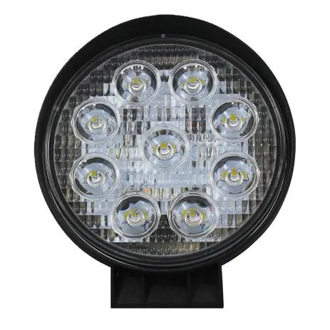 Farol de milha 27w 9 Leds Redonda com 7cm