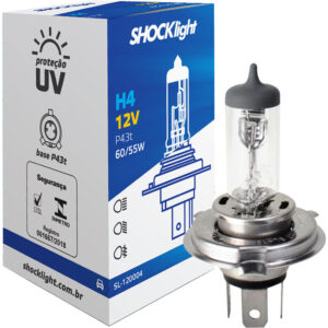 Lâmpadas Halógena Standart Shocklight  H4 12V 55W