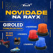 Giroflex Luz de Emergência Sinalizadora 12v 1 Efeito Cor Ambar