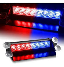 Giroflex de Parabrisa Azul e Vermelho