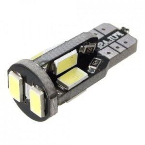 Par Lampada  T10 10 Leds Cambus Branca 12v